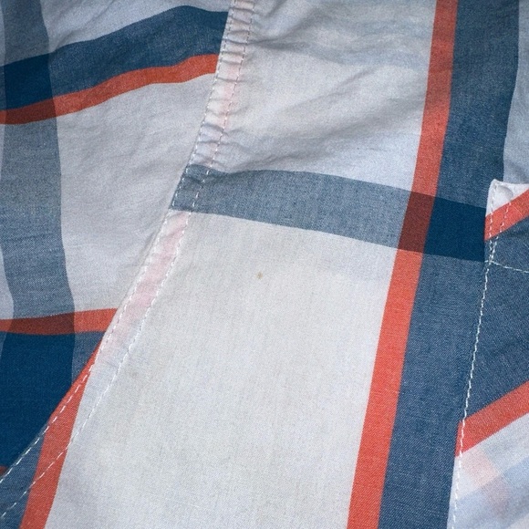 Ecko Unltd Men’s 3XB Short Sleeve Shirt Multicolor Plaid Double Pockets Blue - Picture 2 of 10